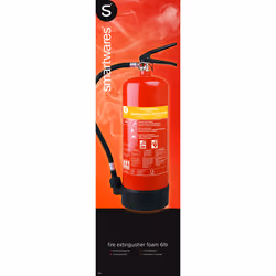 Smartwares SB6 DE/FR/NL Extincteur à mousse de 6l