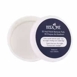 Herome Caring Nail Polish Remover 30 Pads, Bouts de doigts amovibles, Frottez toujours le tampon d’ouate en partant des cutic ...