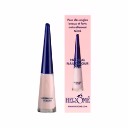 Herome Natural Nail Colour Pink 10ml, 10 ml, Rose, Pink, Ethyl Acetate, Butyl Acetate, Nitrocellulose, Isobutyl Acetate, Adip ...