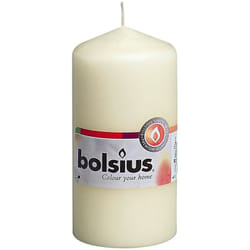 Bolsius - Stumpenkerze 12x5,8cm elfenbein