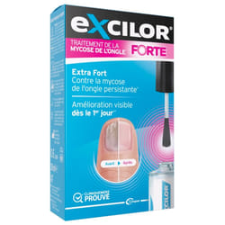 Excilor Forte Traitement Mycose de l'Ongle 30 ml + 1 Coupe Ongles Offert