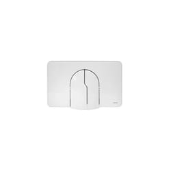 Wisa - Plaque de commande frontale 2100, blanche, abs, double commande