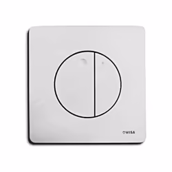 Plaque de commande modèle QUADRO GAIA double volume, ABS chrome mat WISA référence 8050417031.Type de produit: Plaque de comm ...