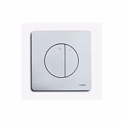 Plaque de commande modèle QUADRO GAIA double volume, ABS chrome brillant WISA référence 8050417051.Type de produit: Plaque de ...