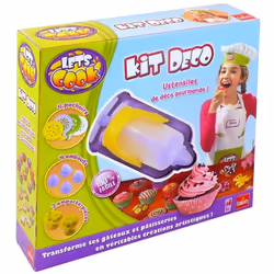 Goliath Lets'Cook Kit Déco, 5 an(s), Plastique, Multicolore, Jaune, Transparent, Violet, 13 pièce(s)