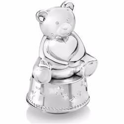Une tirelire unique et une boîte à musique nounours avec un coeur Vous allez à un baptême, une première communion, un anniver ...