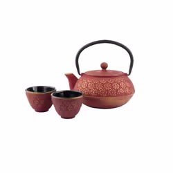 Bredemeijer Shanghai, Théière simple, 600 ml, Or, Rose, Fonte, Filtre à infuser, Acier inoxydable