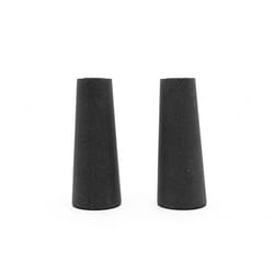 Zilverstad Oblique bougeoir Verre, Acier inoxydable Noir