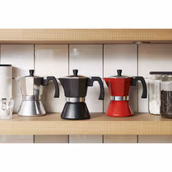 Leopold Vienna LV113008 machine à café manuelle Cafetière à moka 0,31 L Noir