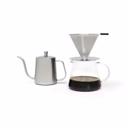 Leopold Vienna LV113012, Machine à café à capsules, 0,5 L, Argent, Transparent, Verre, Acier inoxydable, 265 mm, 235 mm