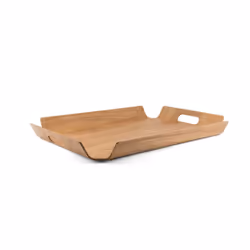 Bredemeijer BG00003, Plateau de service classique, Rectangle, Bois, Marron, 395 mm, 49 mm