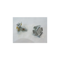 Ecrou prémontré avec rondelle M8 longueur 30mm acier galvanisé pour rail c-fix st Erico 584530
