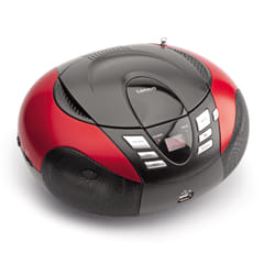 Lenco SCD-37 Numérique FM Noir, Rouge Lecture de MP3