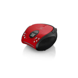 Lenco SCD-24 Numérique FM Noir, Rouge Lecture de MP3