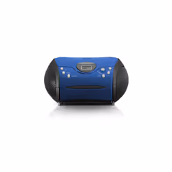 Lenco SCD-24 Numérique FM Noir, Bleu