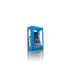 Lenco Xemio-767 BT 8GB Lecteur MP4 8 Go Noir, Bleu