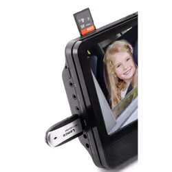 Lenco DVP-939 Lecteur DVD/Blu-Ray portable Lecteur DVD portable Dessus de table 22,9 cm (9") Noir