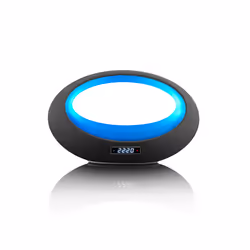 Lenco BT-210 LIGHT, 2.0 canaux, 6 W, Avec fil &sans fil, Enceinte portable stéréo, Noir, Universel