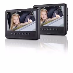 Lenco MES-212 Lecteur DVD/Blu-Ray portable Convertible 17,8 cm (7") Noir