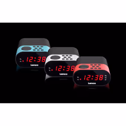 Lenco CR-07 Horloge Noir, Bleu - Vue supplémentaire 5