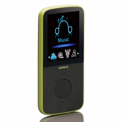 Lenco PODO-153 Lecteur MP3 4 Go Noir, Citron vert