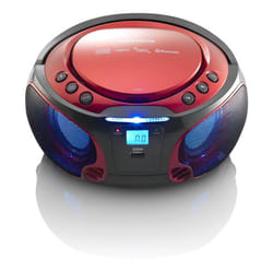 Lenco SCD-550 Numérique 3,6 W FM Rouge Lecture de MP3