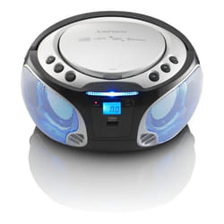 Lenco SCD-550 Numérique 3,6 W FM Argent Lecture de MP3
