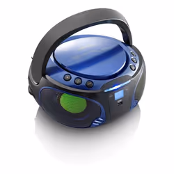 Lenco SCD-550 Numérique 3,6 W FM Bleu Lecture de MP3