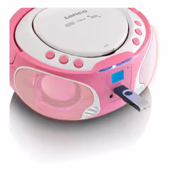 Lenco SCD-650 pink Portable Rose