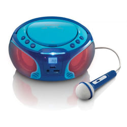 Lenco SCD-650 blue Portable Bleu