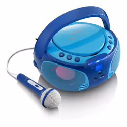 Lenco SCD-650 blue Portable Bleu