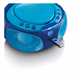 Lenco SCD-650 blue Portable Bleu