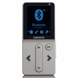 Lecteur numérique à mémoire flash LENCO XEMIO-280 BT 8 Go - Bluetooth - Gris