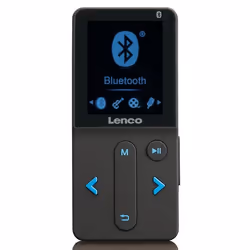 Lecteur numérique - LENCO - XEMIO-280 BT - 8 Go - Bluetooth - Ecouteurs - binaural - Bleu