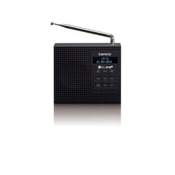 Lenco PDR-020 Portable Analogique et numérique Noir