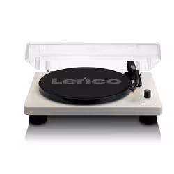 Lenco LS-50, Tourne-disque entraîné par courroie, Gris, Panneaux MDF, 33 1/3,45,78 tr/min, Cartouche stéréo en céramique, 30 ...