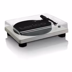 Lenco LS-50 Tourne-disque entraîné par courroie Gris - Vue supplémentaire 5
