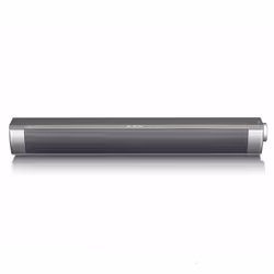 Ices ISB-020, 2.0 canaux, 10 W, 10 W, 4 Ohm, Argent, Avec fil &amp;sans fil
