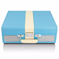 Lenco TT-33 Tourne-disque entraîné par courroie Bleu Semi-automatique