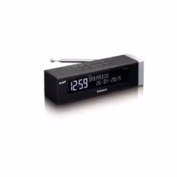Lenco CR-630BK Radio portable Horloge Numérique Noir