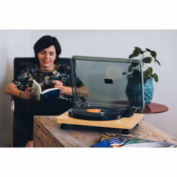 Lenco L-30 Tourne-disque entraîné par courroie Bois Semi-automatique - Vue supplémentaire 7