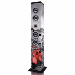 Lenco IBT-6, Multicolore, 40 W, Batterie, USB, 0,5 W, 150 mm, 150 mm