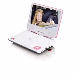 Lenco DVP-910 Lecteur DVD portable Convertible 22,9 cm (9") Noir, Rose - Vue supplémentaire 5