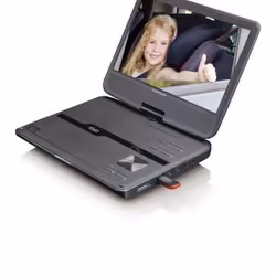 Lenco DVP-1010 10" 1024 x 600 pixels Noir