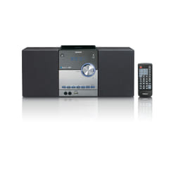 Lenco MC-150 Système stéréo portable Analogique et numérique 22 W DAB, DAB+, FM, PLL Noir, Argent Lecture de MP3