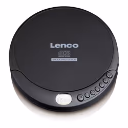 Lenco CD-200, Noir, Lecteur CD portable