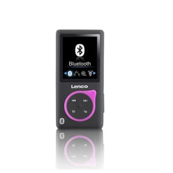 Lenco XEMIO-768 PINK lecteur et enregistreur MP3/MP4 Lecteur MP3 8 Go Noir, Rose