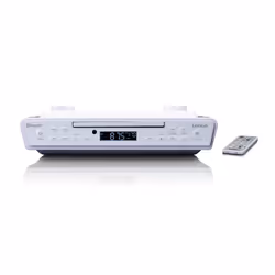 Lenco KCR-150, Mural, Numérique, FM, LCD, 10 m, Blanc