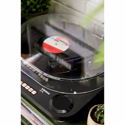 Lenco LS-40BK Tourne-disque entraîné par courroie Noir Semi-automatique - Vue supplémentaire 11