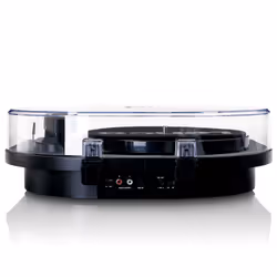Lenco LS-40BK Tourne-disque entraîné par courroie Noir Semi-automatique
